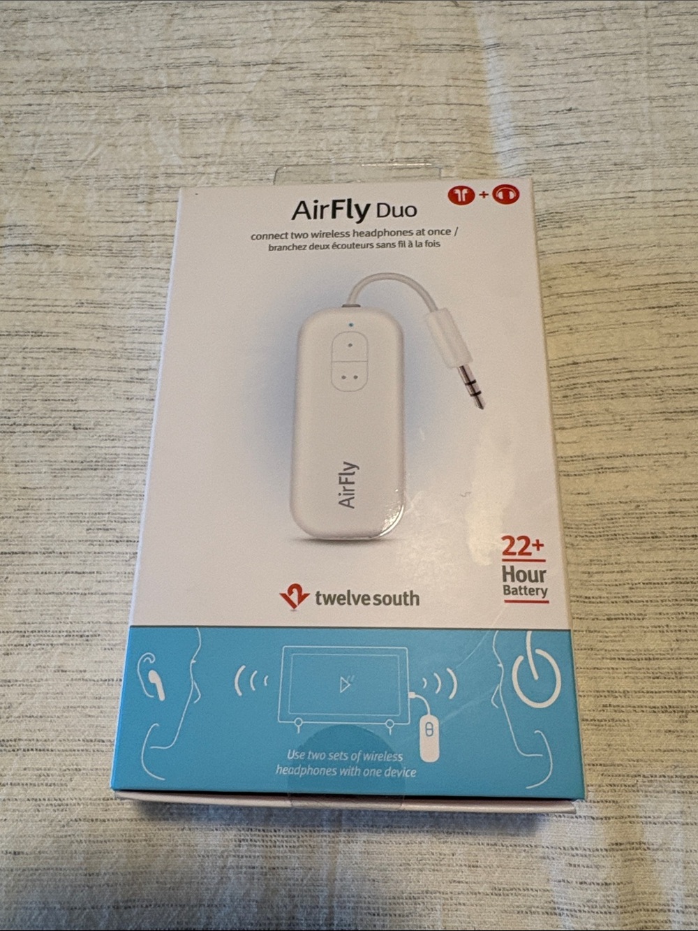 Twelve South AirFly Duo Wireless Audio Adapter — White
